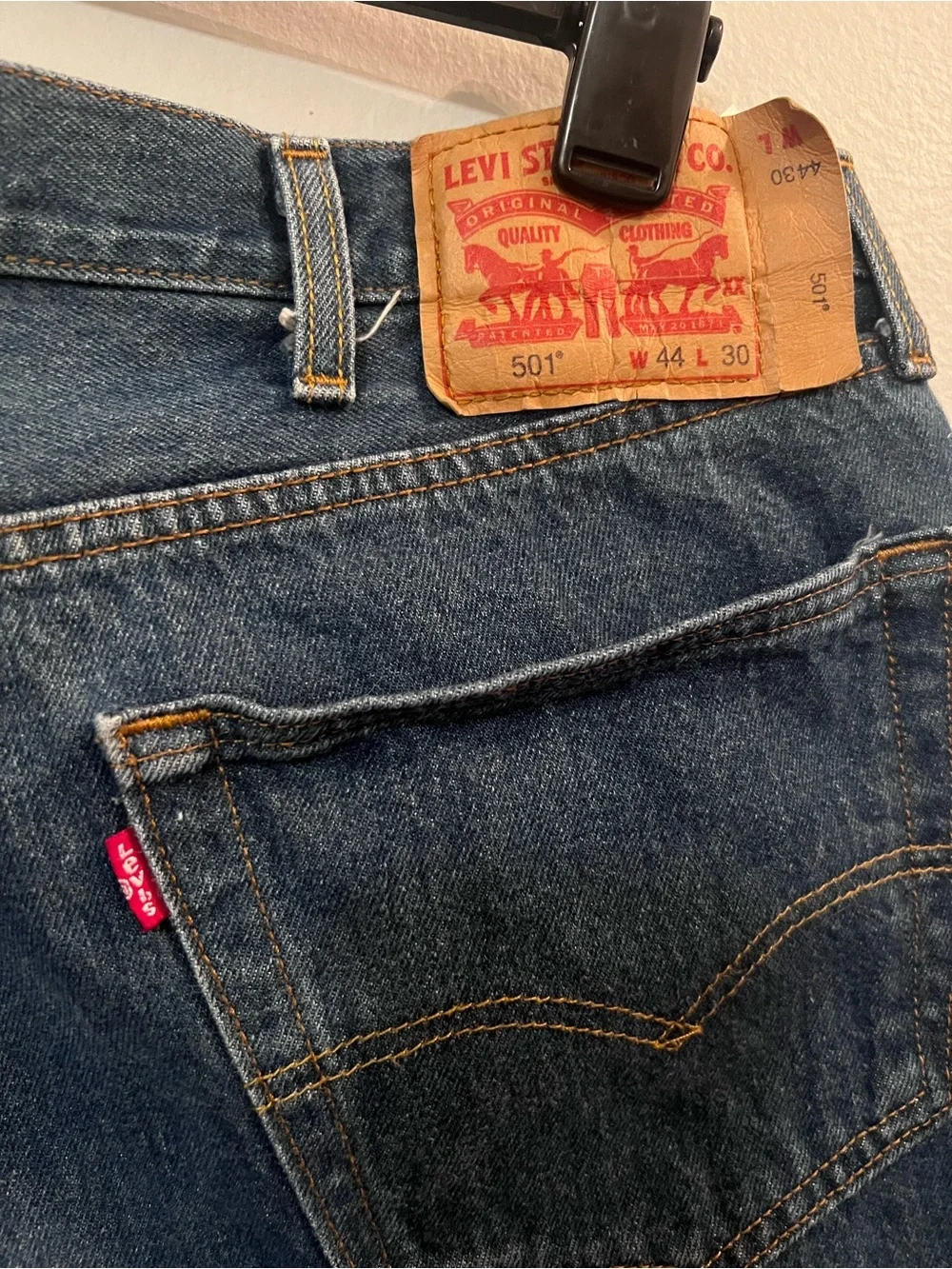 Levi's Relaxed Straight Dark Blue Jeans